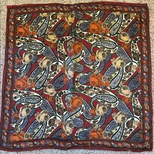 Floral Paisley Scarf/bandana  - Multicolor